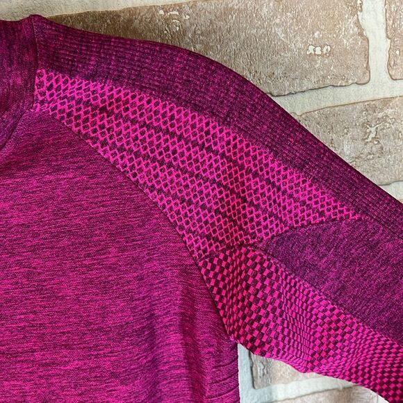 Climawear Top Seamless Long Sleeve Pink Purple Small Base Layer - Picture 4 of 9